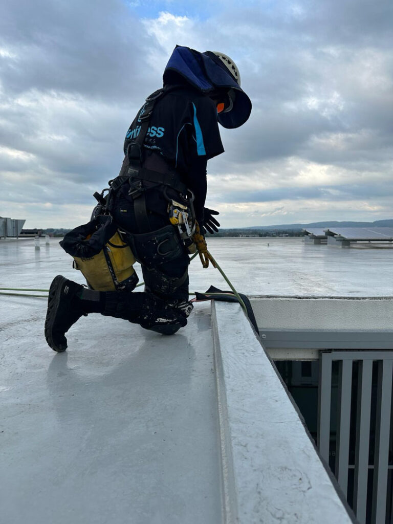 rope access from a tall building in Sydney